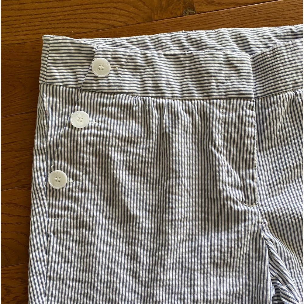 Size 4 kenar blue and white striped nautical pants